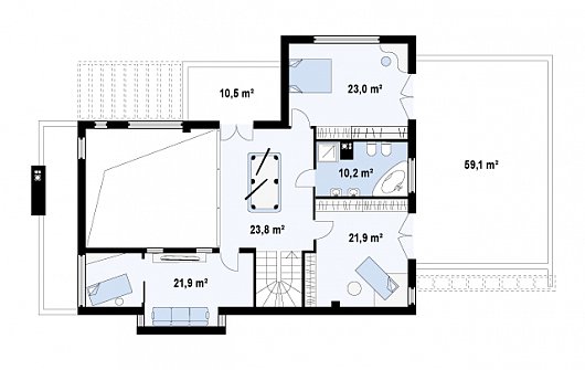 Планировка. Проект двухэтажного дома, 315м2