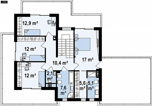 Планировка. Проект двухэтажного дома, 217м2