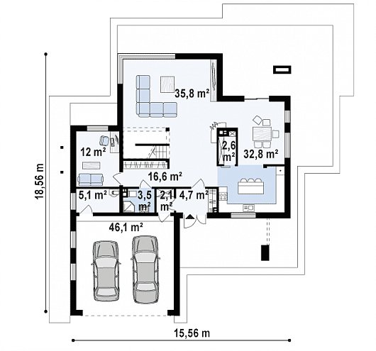 Планировка. Проект двухэтажного дома, 243м2